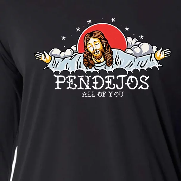 Jesus Pendejos All Of You Cooling Performance Long Sleeve Crew