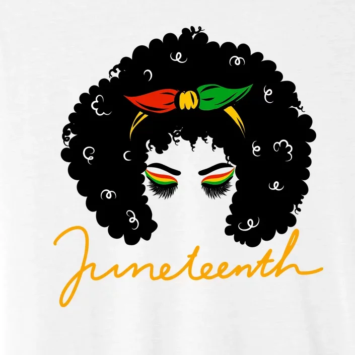 Juneteenth Pride Afro Hair Black History ChromaSoft Performance T-Shirt