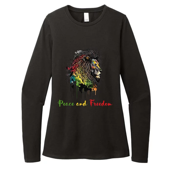 Juneteenth peace and freedom black history african heritage Womens CVC Long Sleeve Shirt