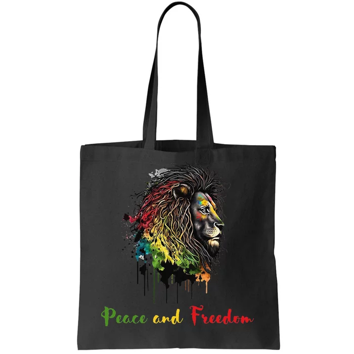 Juneteenth peace and freedom black history african heritage Tote Bag