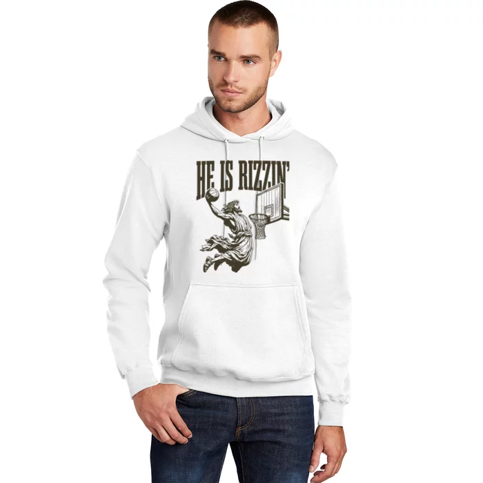 Jesus Playing Basketball Hoodie