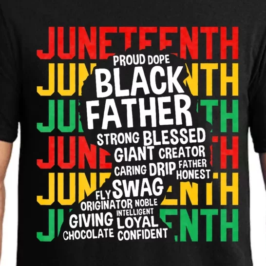 Juneteenth Proud Black Fathers Day Black History African Pajama Set