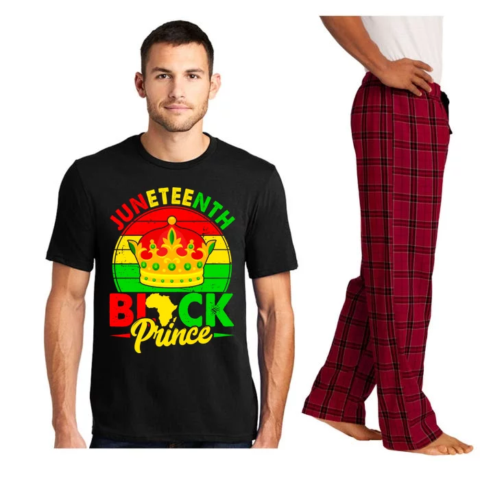 Juneteenth Prince Black Afro African June 19 Freedom Gift Pajama Set