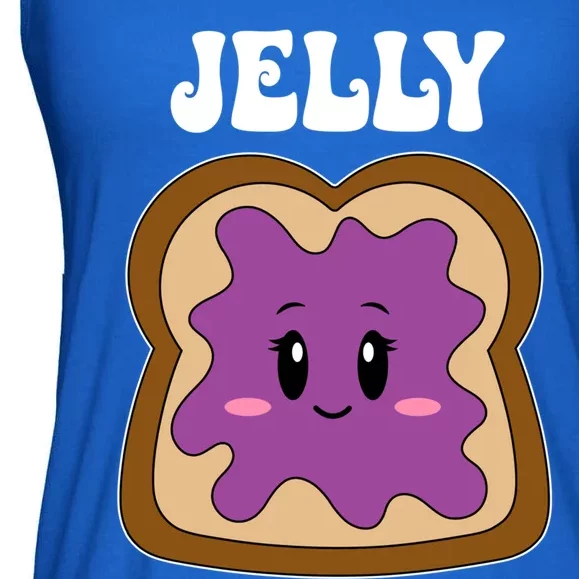 Jelly Peanut Butter Cute Couples Matching ValentineS Day Gift Ladies Essential Flowy Tank