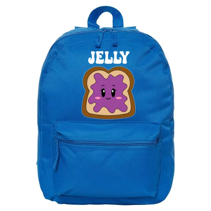 Jelly Peanut Butter Cute Couples Matching ValentineS Day Gift 16 in Basic Backpack