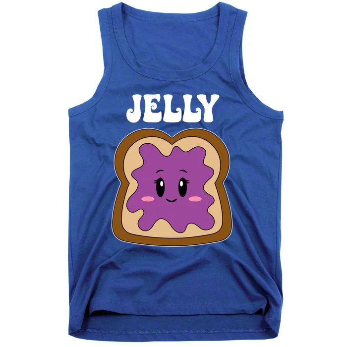 Jelly Peanut Butter Cute Couples Matching ValentineS Day Gift Tank Top