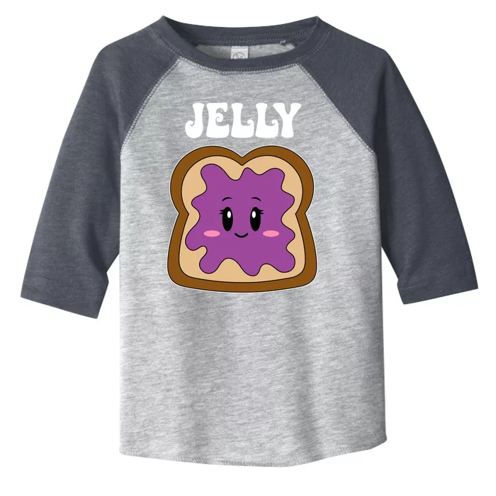 Jelly Peanut Butter Cute Couples Matching ValentineS Day Gift Toddler Fine Jersey T-Shirt