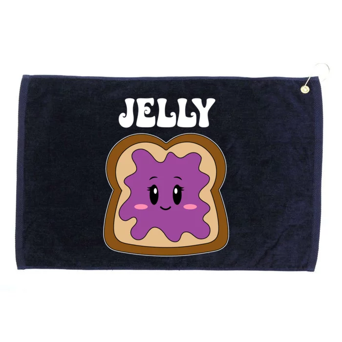 Jelly Peanut Butter Cute Couples Matching ValentineS Day Gift Grommeted Golf Towel