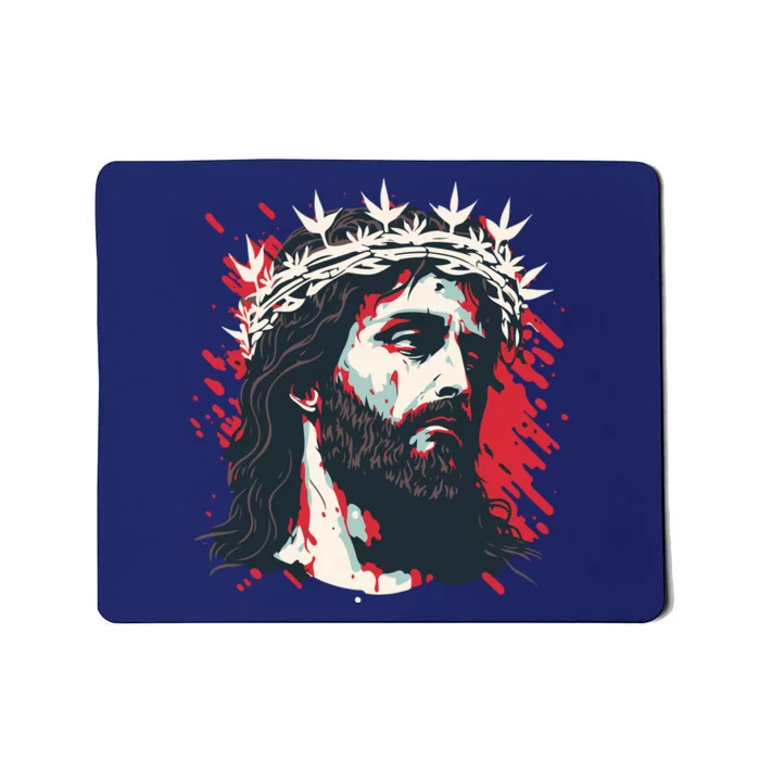 Jesus Painting Christianity Mousepad