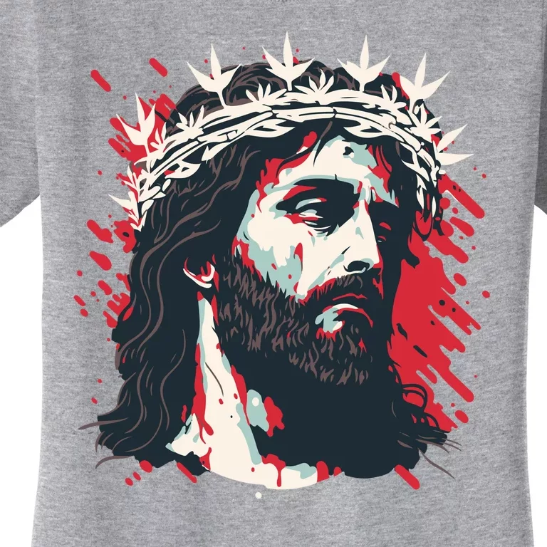 Jesus Painting Christianity Women's T-Shirt