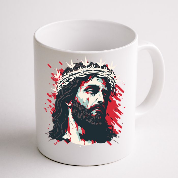 Jesus Painting Christianity Front & Back Coffee Mug