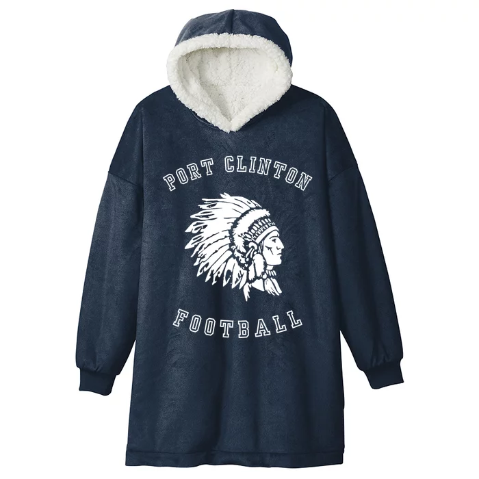 Jeffrey Port Clinton Football Hooded Wearable Blanket