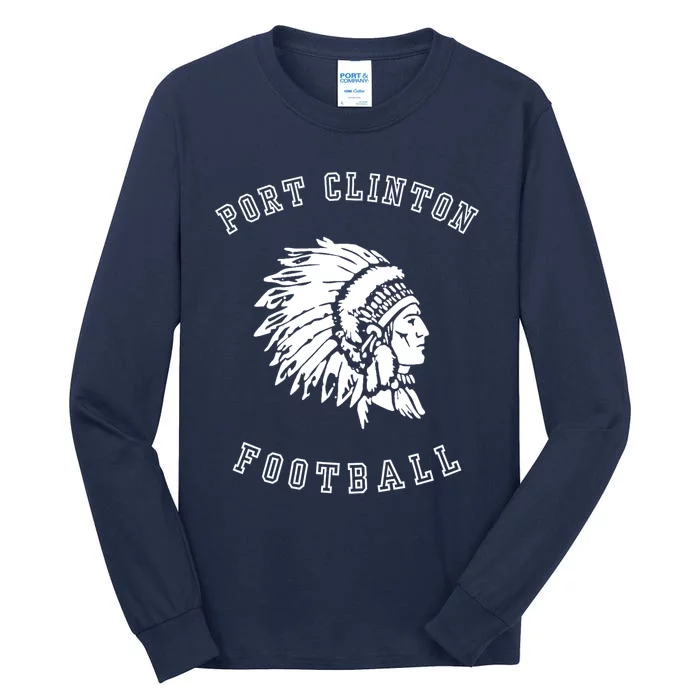 Jeffrey Port Clinton Football Tall Long Sleeve T-Shirt