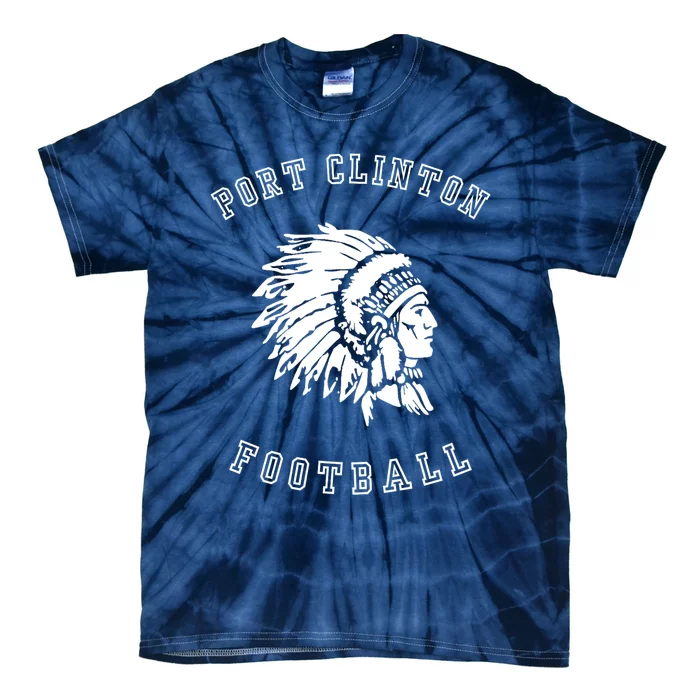 Jeffrey Port Clinton Football Tie-Dye T-Shirt