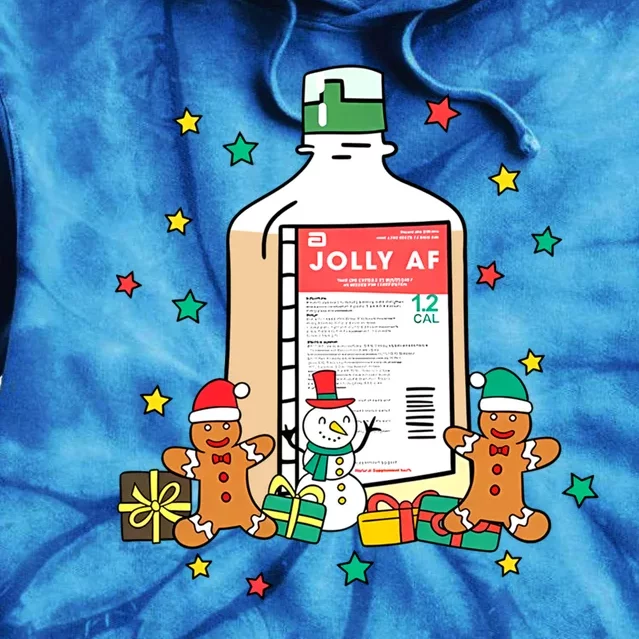 Jolly Pharmacy Crew Pharmacist Group Matching Christmas Great Gift Tie Dye Hoodie