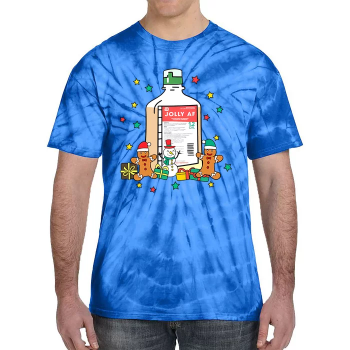 Jolly Pharmacy Crew Pharmacist Group Matching Christmas Great Gift Tie-Dye T-Shirt