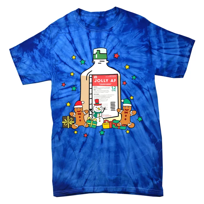 Jolly Pharmacy Crew Pharmacist Group Matching Christmas Great Gift Tie-Dye T-Shirt