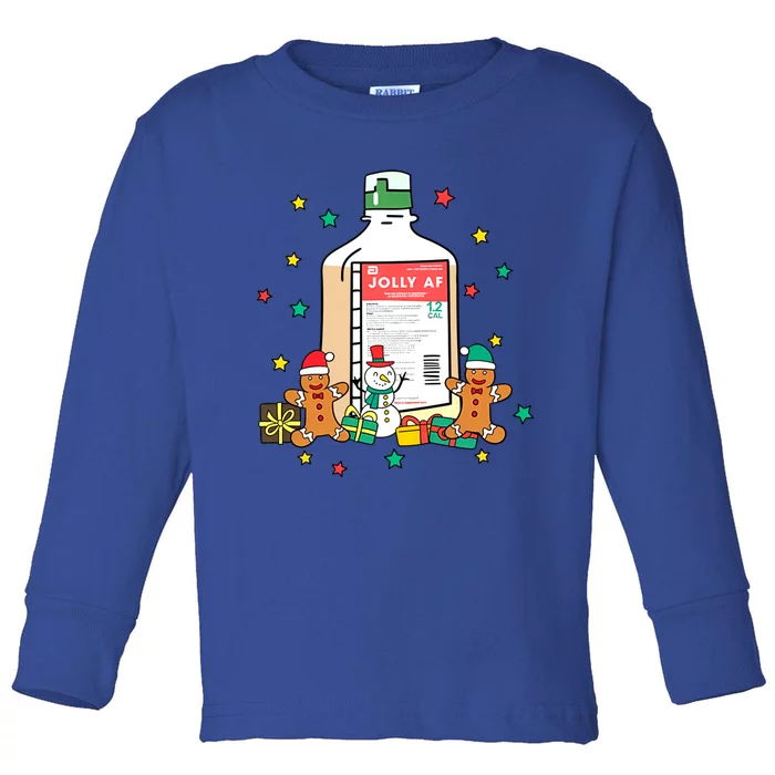 Jolly Pharmacy Crew Pharmacist Group Matching Christmas Great Gift Toddler Long Sleeve Shirt