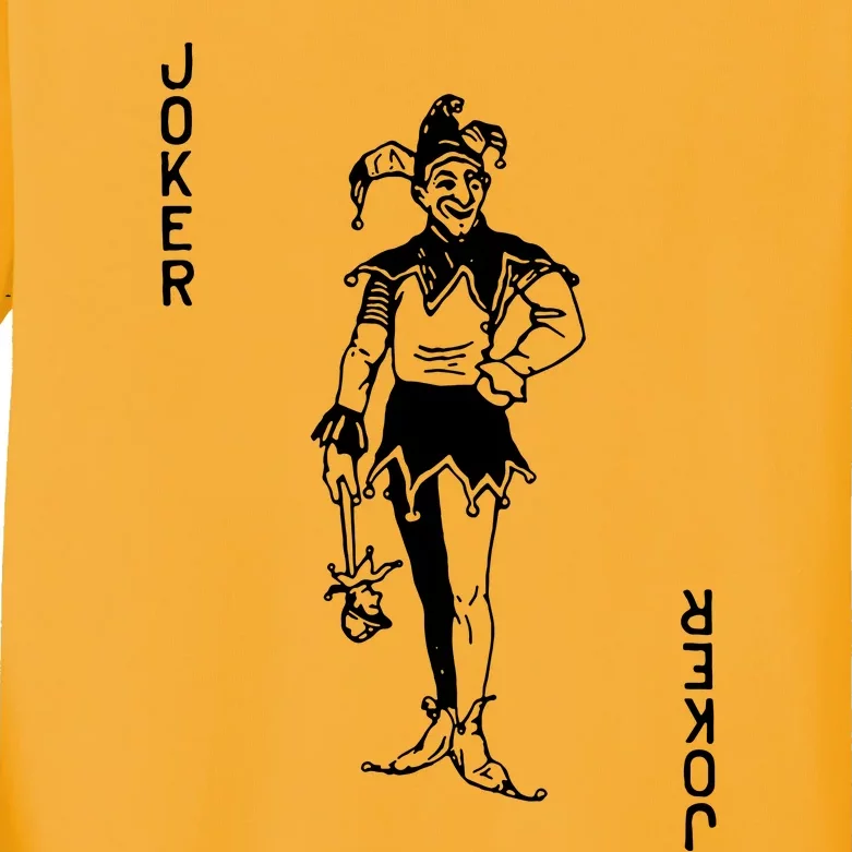 Joker Playing Card Kids Long Sleeve Shirt