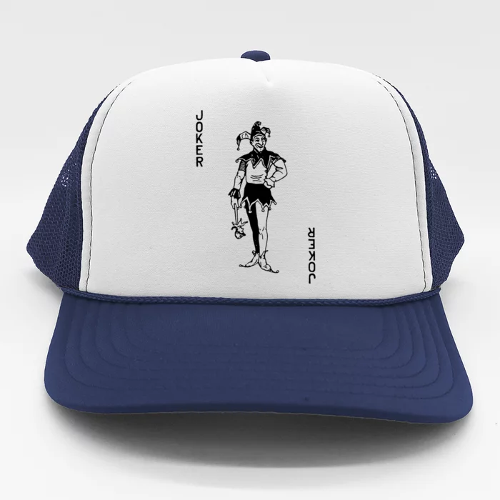 Joker Playing Card Trucker Hat