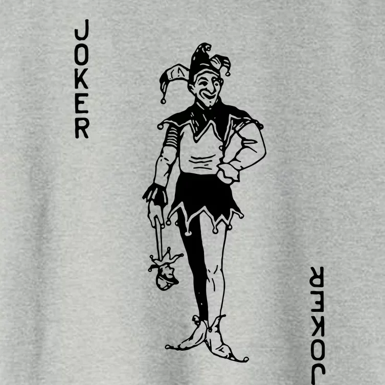 Joker Playing Card Women's Crop Top Tee