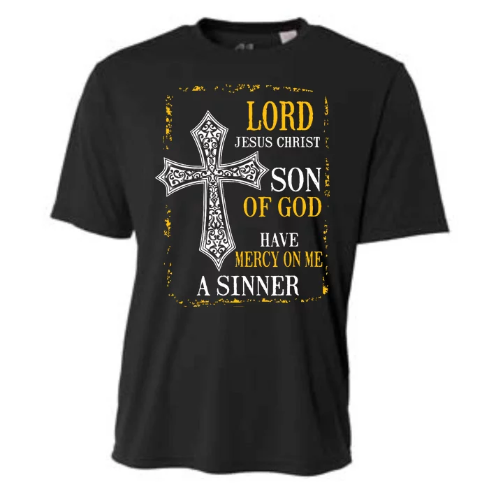 Jesus Prayer Eastern Orthodox Catholic Christian Faith Cooling Performance Crew T-Shirt