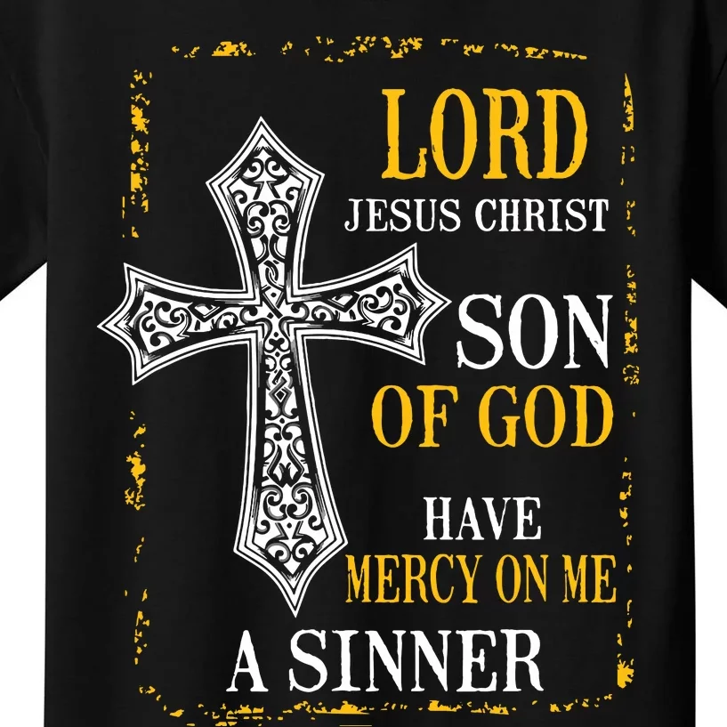 Jesus Prayer Eastern Orthodox Catholic Christian Faith Kids T-Shirt