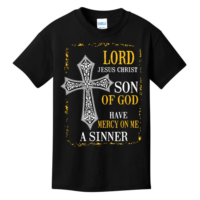 Jesus Prayer Eastern Orthodox Catholic Christian Faith Kids T-Shirt