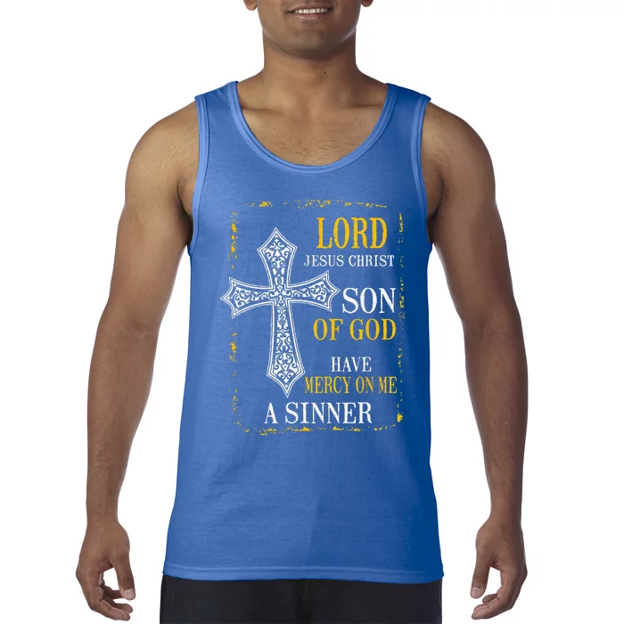 Jesus Prayer Eastern Orthodox & Catholic Christian Faith Tank Top