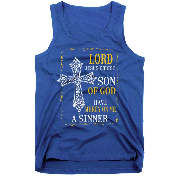 Jesus Prayer Eastern Orthodox & Catholic Christian Faith Tank Top