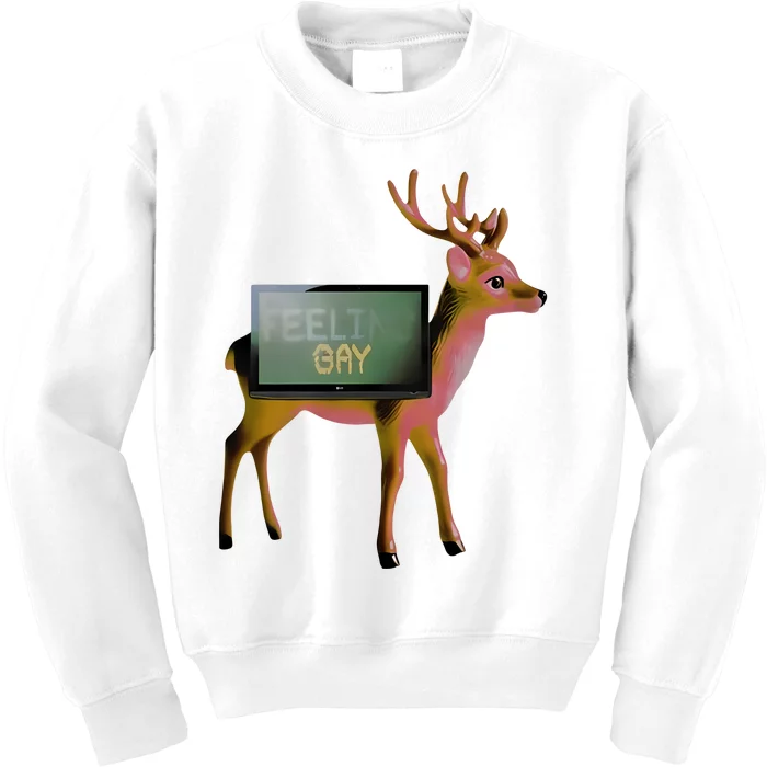 Jean Pierre Feeling Gay Deer Kids Sweatshirt