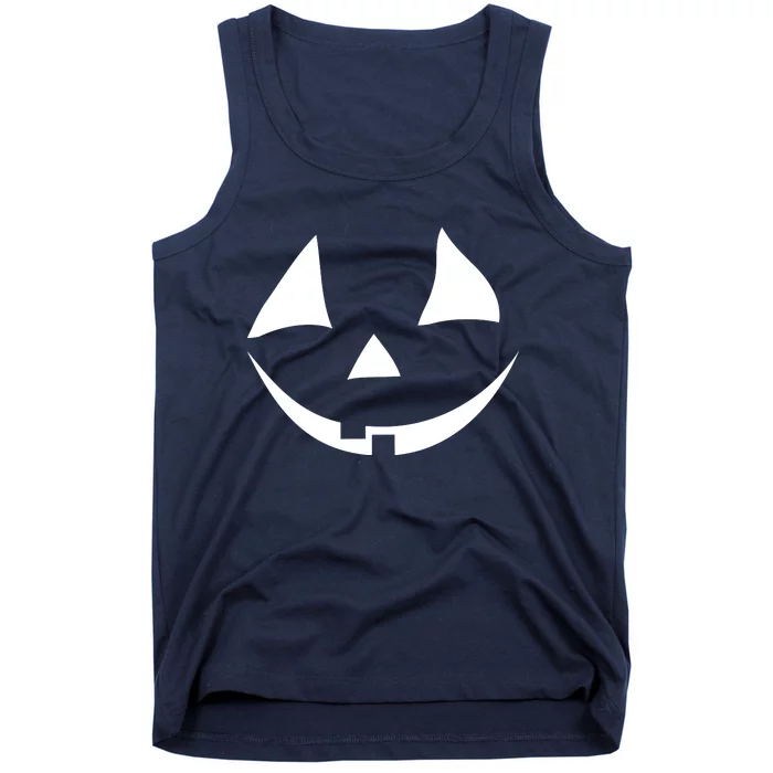 Jackolantern Pumpkin Face Funny Halloween Costume Halloween Costume Couple Tank Top