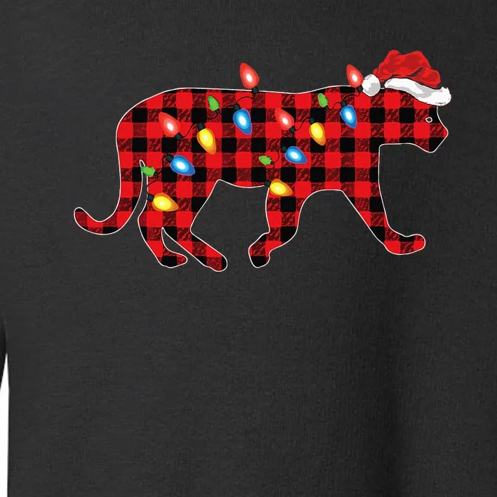 Jaguar Pajama Family Matching Group Christmas Toddler Sweatshirt