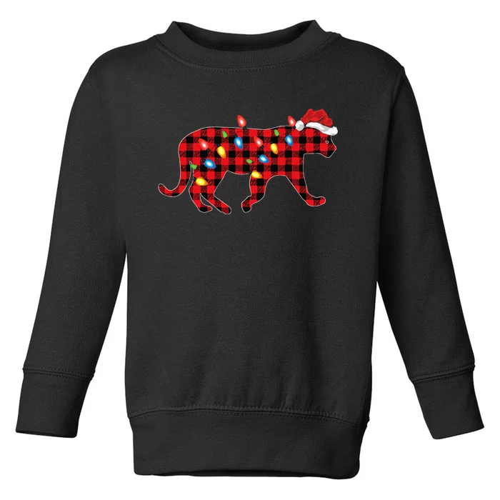 Jaguar Pajama Family Matching Group Christmas Toddler Sweatshirt