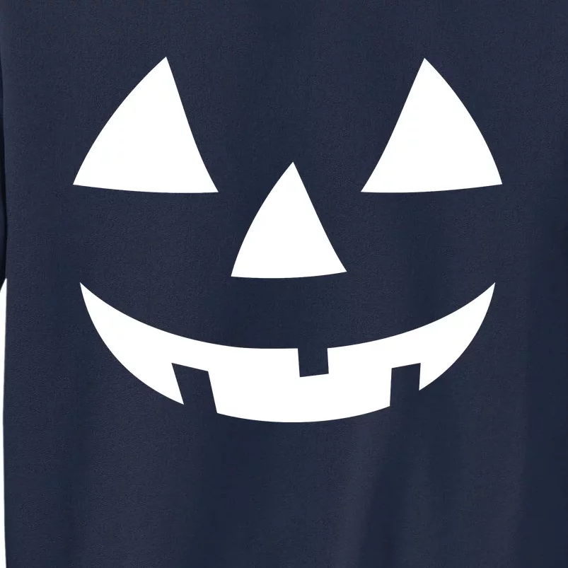 Jackolantern Pumpkin Face Halloween Costume Couple Funny Halloween Costume Tall Sweatshirt