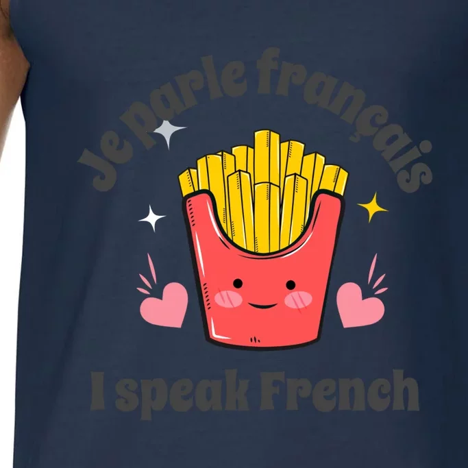 Je Parle Francais I Speak French French Speakers Learners Gift Comfort Colors® Tank Top