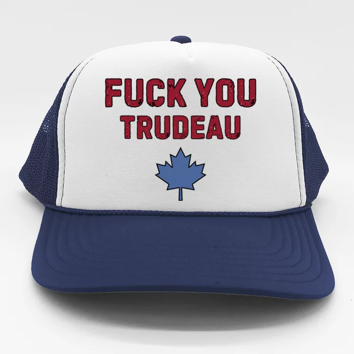 Jerry Power Fuck You Trudeau Trucker Hat