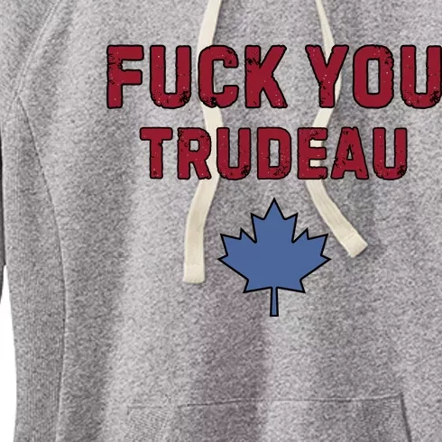 Jerry Power Fuck You Trudeau Women's Fleece Hoodie