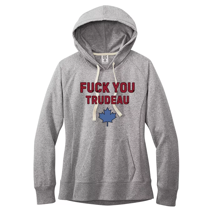 Jerry Power Fuck You Trudeau Women's Fleece Hoodie