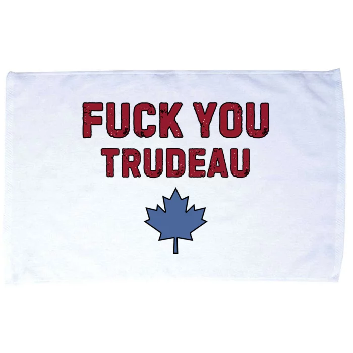 Jerry Power Fuck You Trudeau Microfiber Hand Towel