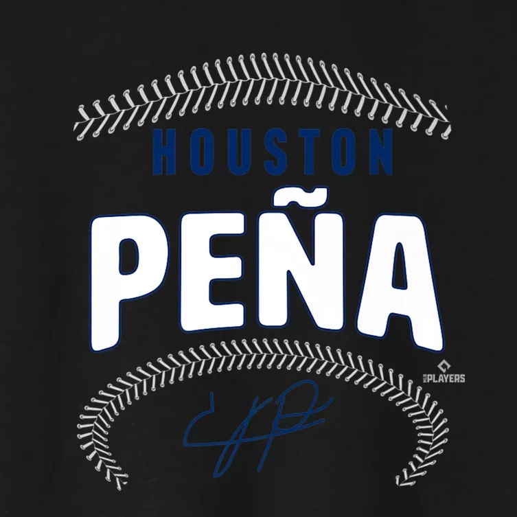  Jeremy Pena Houston Name & Number (Front & Back