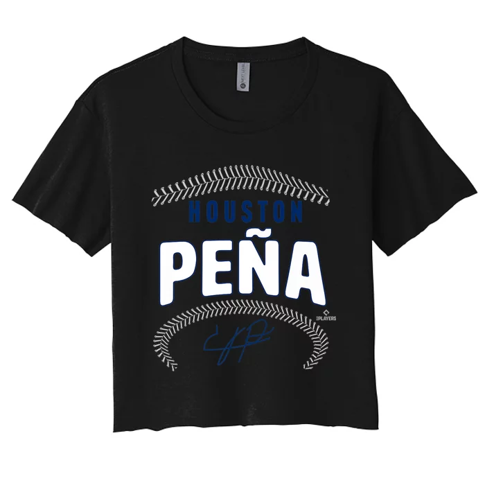  Jeremy Pena Houston Name & Number (Front & Back