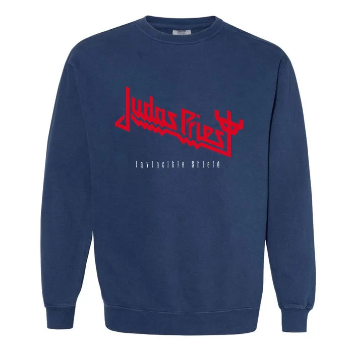 Judas Priest – Invincible Shield Red Garment-Dyed Sweatshirt