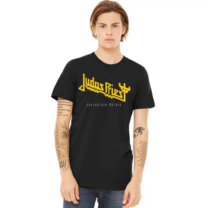 Judas Priest – Invincible Shield Yellow Premium T-Shirt