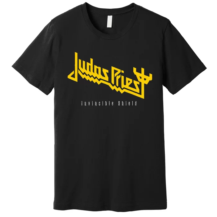 Judas Priest – Invincible Shield Yellow Premium T-Shirt