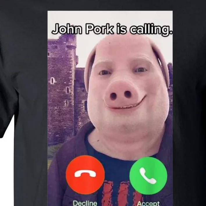 New Limited John Pork Is Calling Funny Answer Call Phone Gift Classic  T-Shirt