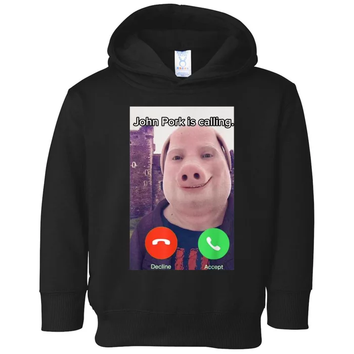 John Pork Is Calling Funny Answer Call Phone Sweatshirt