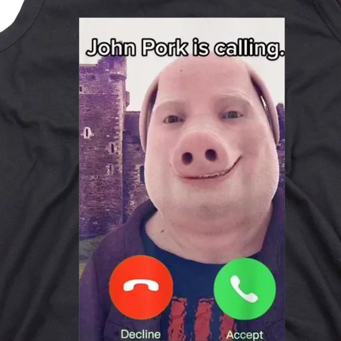 John Pork John Pork Meme Pig Unisex Tee -  Israel