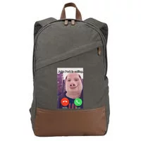 John Pork Is Calling Funny Answer Call Phone Vector Backpack