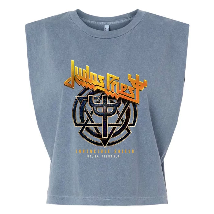 Judas Priest Invincible Shield 2024 Vienna Garment-Dyed Women's Muscle Tee